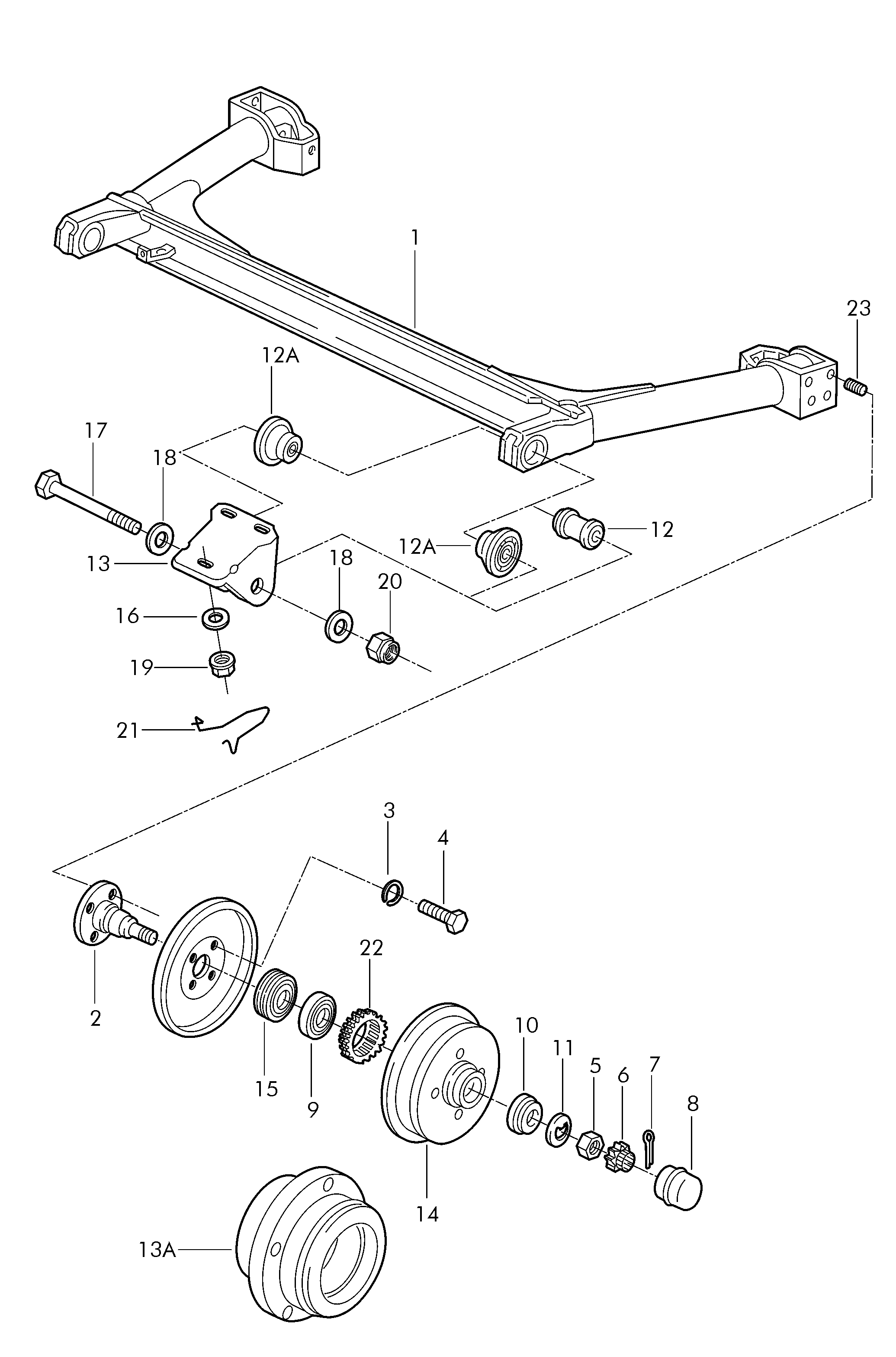 AUDI 311 405 625.1 - Riteņa rumbas gultnis adetalas.lv