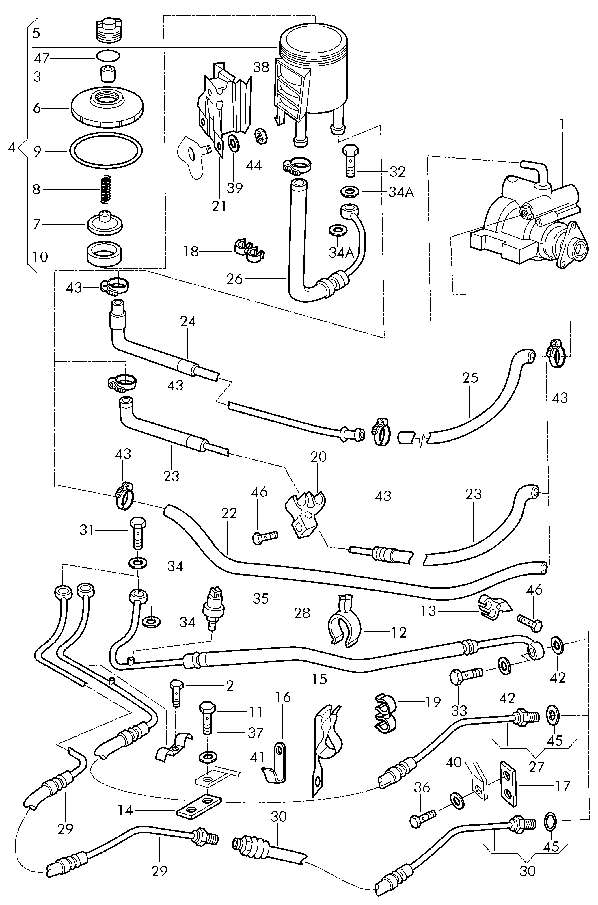 VW G   002 000 - Centrālā hidrauliskā eļļa adetalas.lv