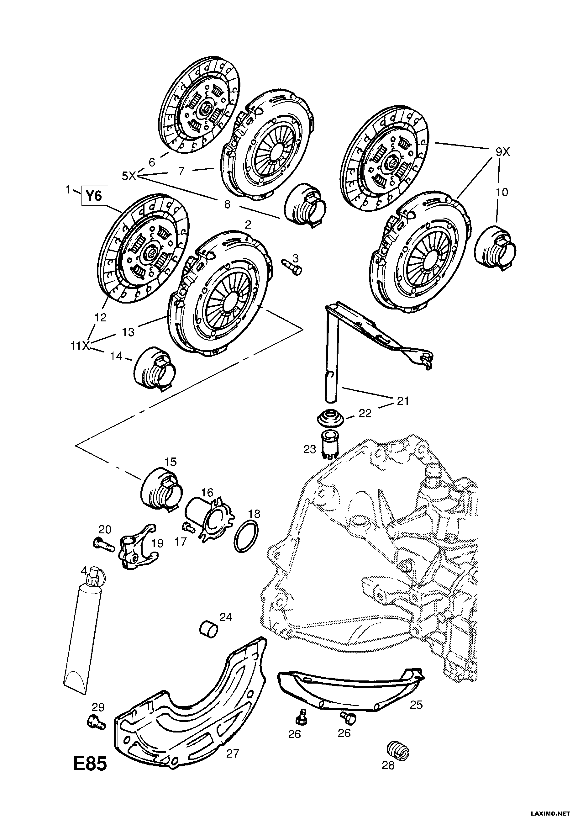 Vauxhall R91149402 - Sajūga komplekts adetalas.lv